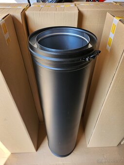 Komín nerezový izolovaný průměr 200mm, NOVÝ 5M. - 2