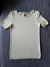 Světlé žluté tričko Orsay vel. 36 - 2