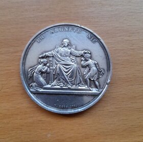Stříbrná medaile Církevní 1850-1876 - 2