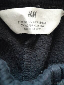 2x dívčí tepláky H&M vel. 12-13 let - 2