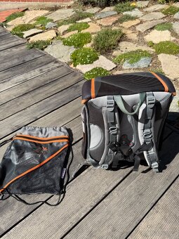 Školní taška step by step Spider s pytlem na přezůvky - 2