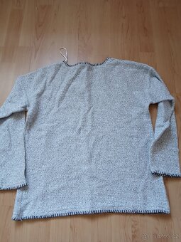 Světlé šedá mikina - 2