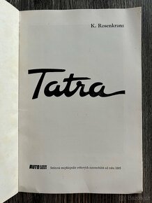 Auto album archiv - TATRA - Karel Rosenkranz ( 1987 ) - 2