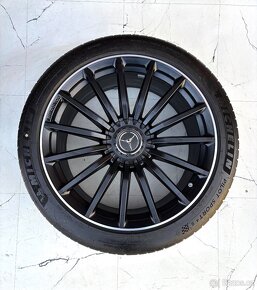 Letní sada Alu Kola Černý mat Mercedes R20 5x112 Originál - 2