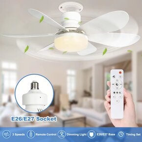 Osvětlení LED 40W s ventilátorem a dálkovým ovládáním - 2