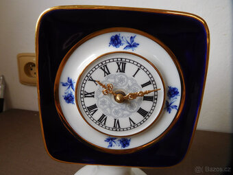 PORCELÁNOVÉ STOLNÍ HODINY - DUX - DESIGNED BY J. MAREK - BRU - 2