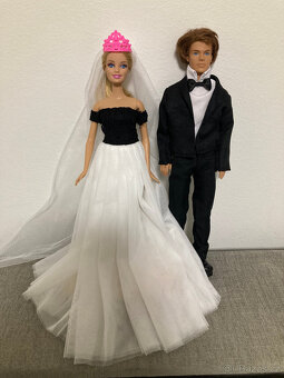 Barbie Mattel a Ken Mattel nevěsta a ženich RŮZNÉ - 2