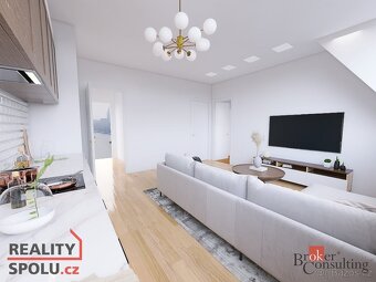 Prodej, byty/2+kk, 47.7 m2, Heydukova 1220/16, Libeň, 18000 - 2