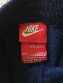 tepláky Nike, 3 - 6 měs. - 2