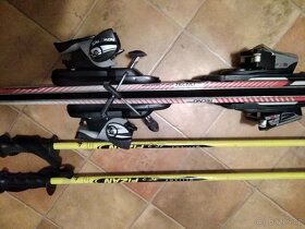 Dětské lyže 110 set včetně hůlek - 2
