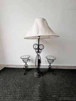 Komplet lampa a dva stojánky - 2