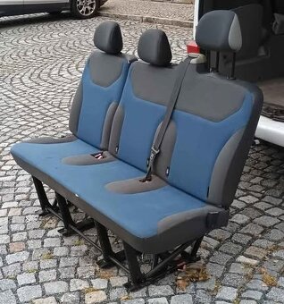 Renault Trafic II Sedačka sedadlo lavice druhé řady - 2