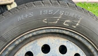 Zimní kola 15ky 4x108 pneu 90% FORD - 2