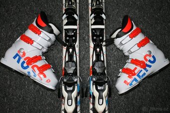 lyže Dynastar Powertrack 144 cm , lyžaky Rossignol - 2