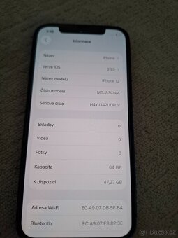Apple iPhone 12 – 64 GB – modrý | stav C - 2