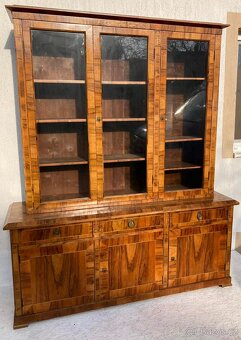 knižnica / vitrína  Biedermeier - 2