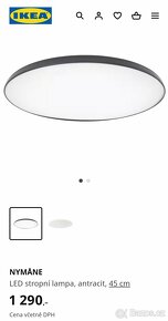 IKEA NYMÅNE LED stropní lampa, antracit, 45 cm - 2