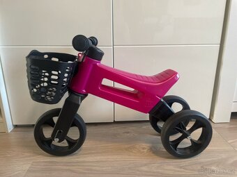 Odrážedlo FUNNY WHEELS Rider SuperSport 2v1 růžové - 2