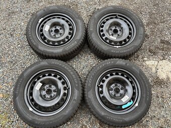 Zimní plechové disky VW 5x112 6,5J ET41 215/60 R16 Pirelli - 2