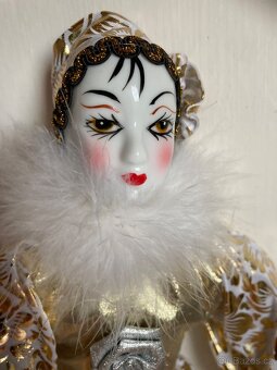 Panenka Pierrot porcelánová - 2