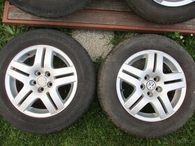 Alu kola 5x100 R15 Pneu letní 195/65 R15 - 2