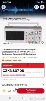 Osciloskop fnirsi 1014d - 2