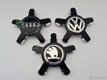 Hviezdicové pukličky krytky kolies do AUDI elektrónov - 2