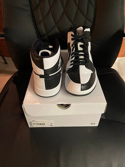 Jordan 1 Mid Split Black White - 2