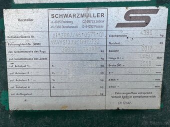 Klanicový návěs Schwarzmüller bouraný lesovůz - 2