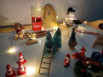 Velká vánoční sada do domečku se světýlkem - 2