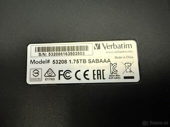 Verbatim 2.5" Store 'n' Go USB HDD 1.7TB Gen2 - černý - 2