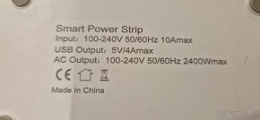 Smart chytrá zásuvka - lišta - 2