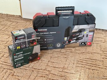 Parkside Aku přímočará pila |+4Ah baterie, nabíječka - 2
