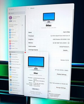 iMac 27" 5K i5 6 x Core 32 GB RAM 256 SSD - 2