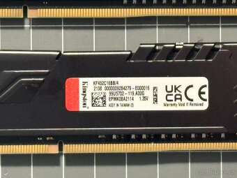 Kingston RAM DDR4 2x4GB, DDR3 2x4GB - 2