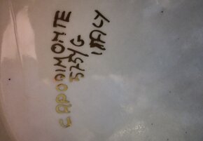 Porcelánová, zlacená socha Capodimonte. Top stav. - 2