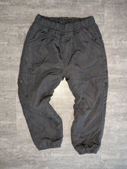 Vyteplené kalhoty - vel 92 - 2