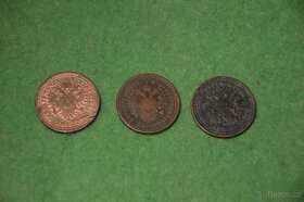 Staré mince krejcar z roku 1851 - 2