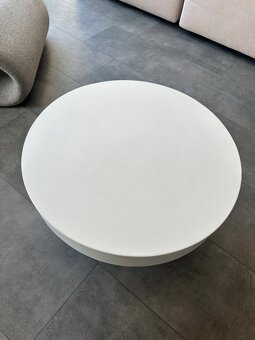 Cementový konferenční stolek BETRA Ø 80 CM - 2