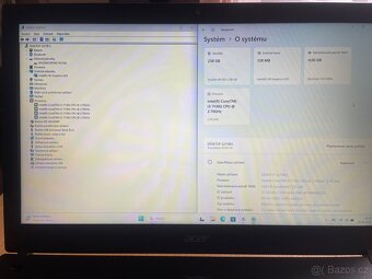 Notebook Acer core-i3 7gen Windows 11 SSD - 2