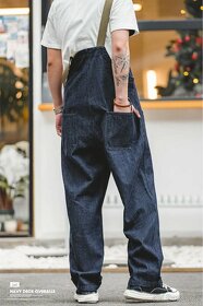 Americký retro džínový overal Navy Deck, vel. 3XL - 2