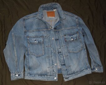 Original LEVIS jeans .bunda, velikost "M", NOVÁ - 2