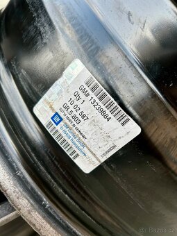 Ocelove disky GM 16” 5x115, originál Opel - 2