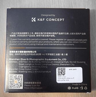 K&F Concept Nano-X CPL filtr 72 mm - 2