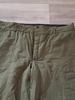 Pánské zelené vyteplené kalhoty Xxxl - 2