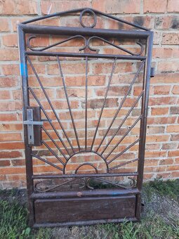 Ocelová branka 130x80 - 2