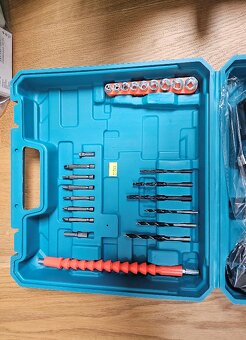 Aku vrtačka/šroubovák 18V (set, kufr, 2×4Ah aku, nabij, bity - 2