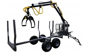 Vyvážečka dřeva Digger HRW-3, vlek za traktor, čtyřkolku - 2