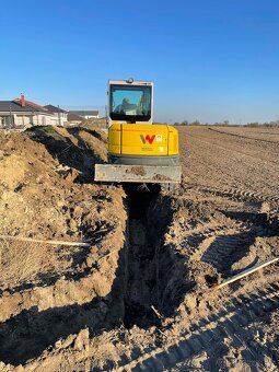 Zemní a výkopové práce bagr - 2