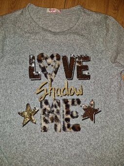 Svetřík s flitry vel.164 - 2